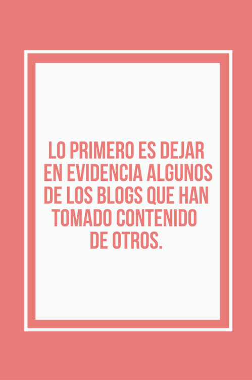 no-al-plagio:  No olviden dejar de seguir a estos blogs y dejar de rebloguearlos (ya que esto promue