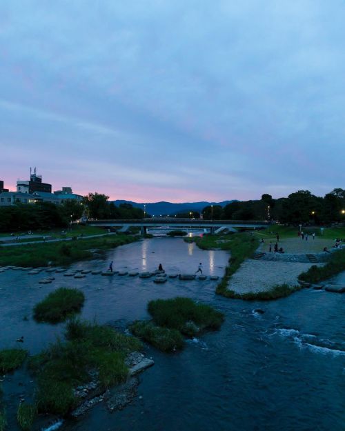 鴨川夕景  #鴨川 #京都101 #京都 (鴨川 / Kamo River) www.instagram.com/p/CPx2FCVtj5K/?utm_medium=tumblr