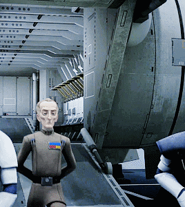 starwarsvillains:Grand Moff Tarkin in Star Wars Rebels episode Call to Action