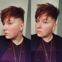 goblinmatron:  gaythreats: New haircut 👊☠💥