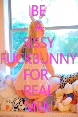 foreversissy:  I’m a sissy bunny for alpha