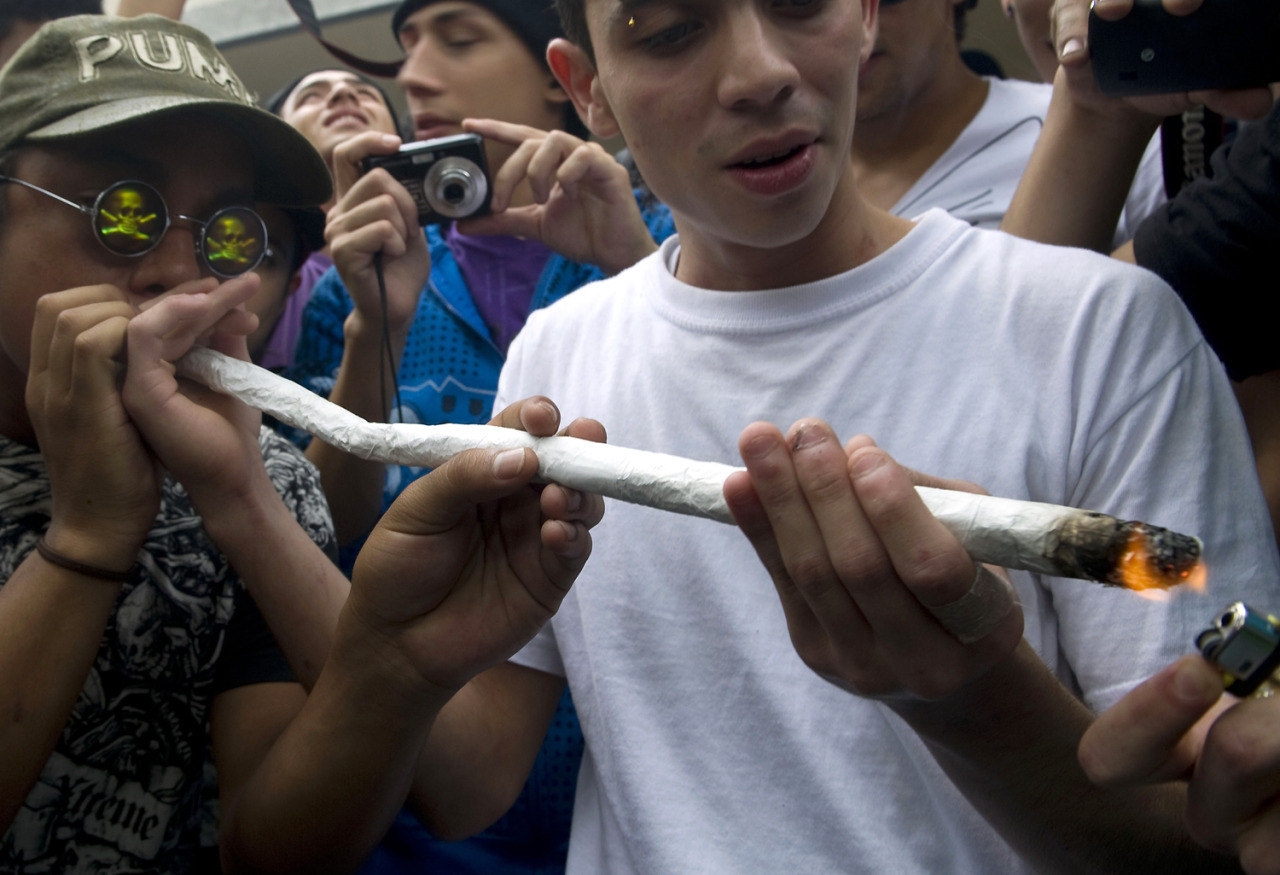 March for the legalization of cannabis in Medellin, May 2012.
Raul Arboleda/AFP/Getty Images
1500x1025