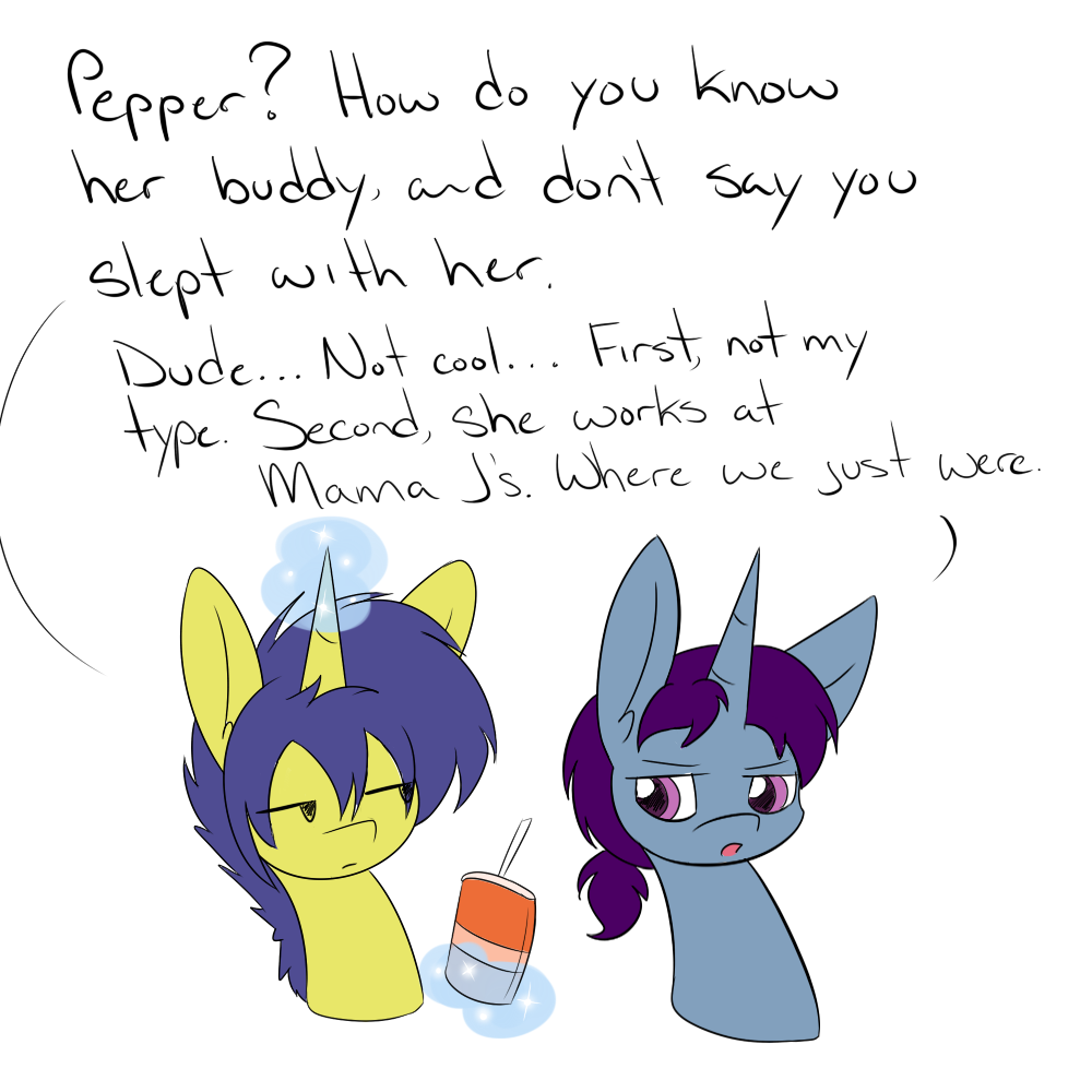 ask-peppermint-pattie:Trigger: Thinking about it… I’m surprised we didn’t see