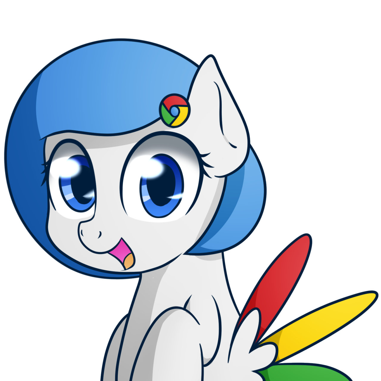 ask-googlechrome:Have some cute horse pictures!I was making an animation of them