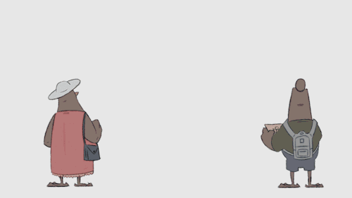 pyvozaur:“Making of” the pigeon animation :)1st: Animating bouncing balls, to get the rythm, stretch
