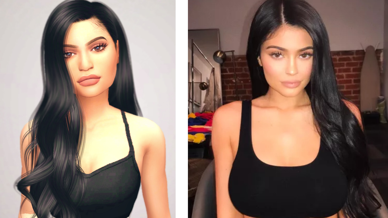 kylie jenner sims 4 custom content