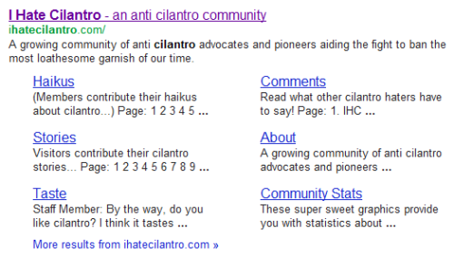 genderoftheday:  Today’s Gender of the Day is: Anti-Cilantro sentiment