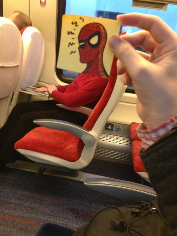 lulz-time:  tastefullyoffensive:  How October Jones Passes Time on the Train  Featured