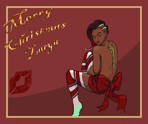 Another sexy Christmas charecter! Sombra &lt;3