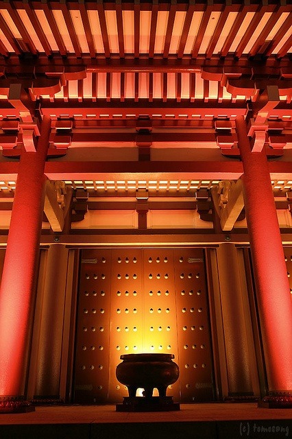 Shinto temple.  Japan