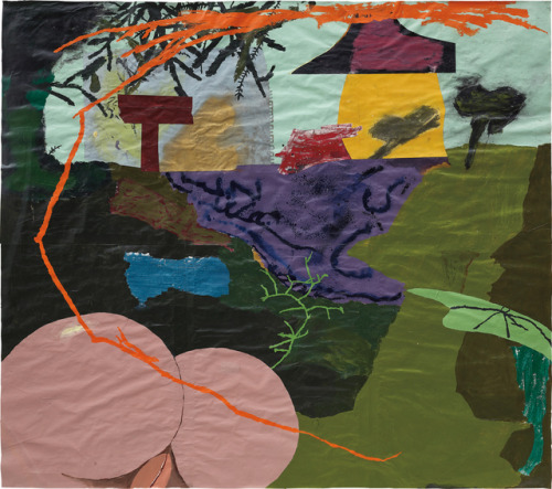 Torey ThorntonThornberry View Wild and Distorted But Clearer In Some Respects, 2014Oil and collage o