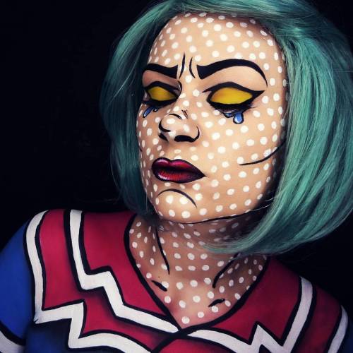Classic PopArt Makeup  After I received my new @urbanbeautyunited brushes i felt the need to immedia