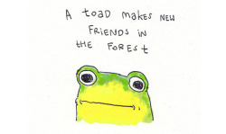 sketchshark: Here are the first few comics from a series I’ve started making about a regular toad.