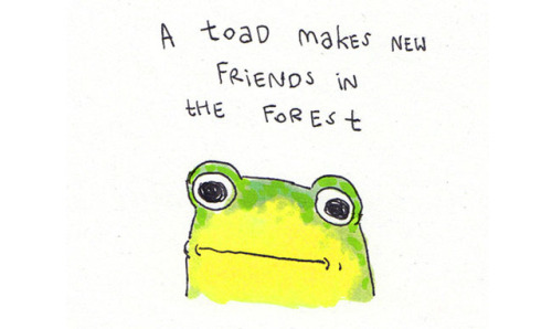 Here are the first few comics from a series I’ve started making about a regular toad.