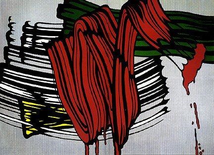 Big painting No. 6, 1965, Roy LichtensteinSize: 235x327.7 cmMedium: magna, oil, canvas