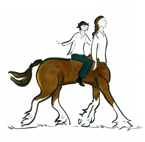 In a centaur au Duncan would be large and powerful like a Clydesdale