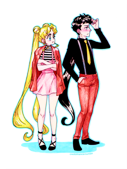 crestomancer: Rainy DayI’m continuing the self-indulgent Sailor Moon fanart since I’m on