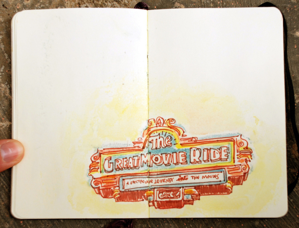 davidesky2:  Sketches of Walt Disney World by Chris Buchholz. 