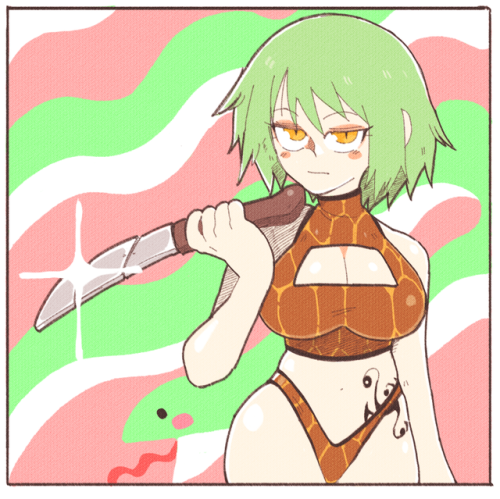 inkerton-kun:swimsuit snek