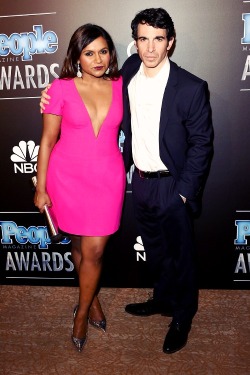 amindyproject-blog:  Mindy Kaling and Chris Messina, winners of Onscreen TV Couple of the Year, pose in the press room during the PEOPLE Magazine Awards at The Beverly Hilton Hotel on December 18, 2014 in Beverly Hills, California  