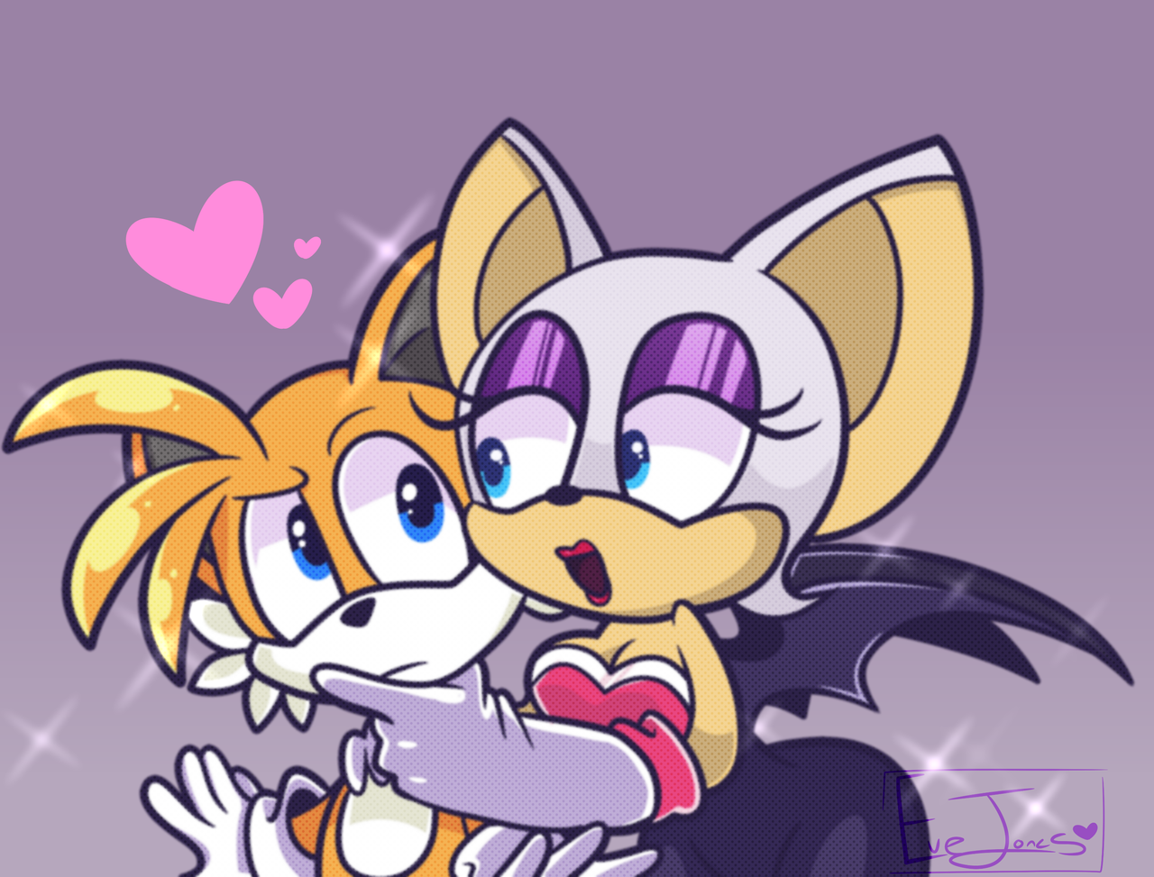 evedijones:  Rouge and Tails &lt;3