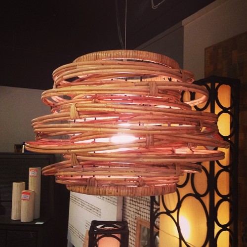 Love This #wicker #lighting Fixture. Casual And Coastal Without Being "themed". #hpmkt #decor #furnishings