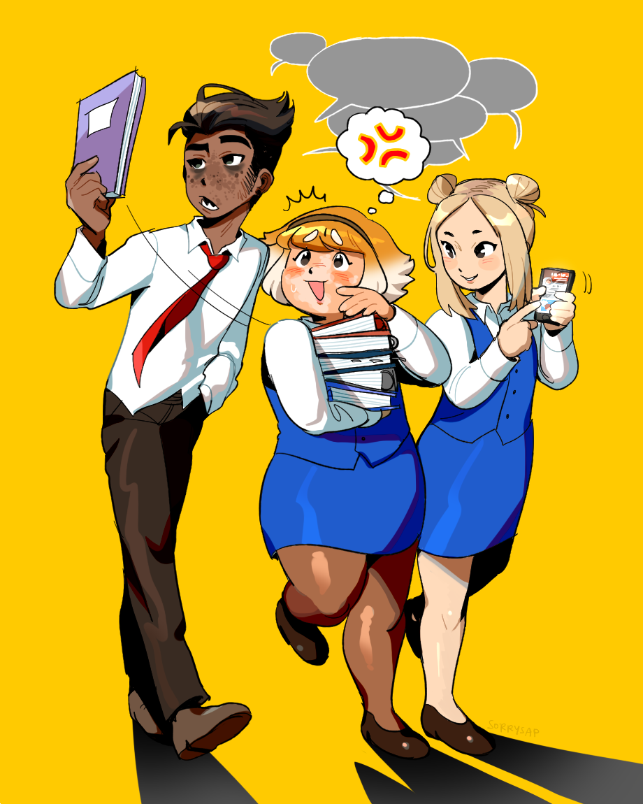 my ideaz for aggretsuko humanizations… bonus resasuke: – @hikariloka on  Tumblr