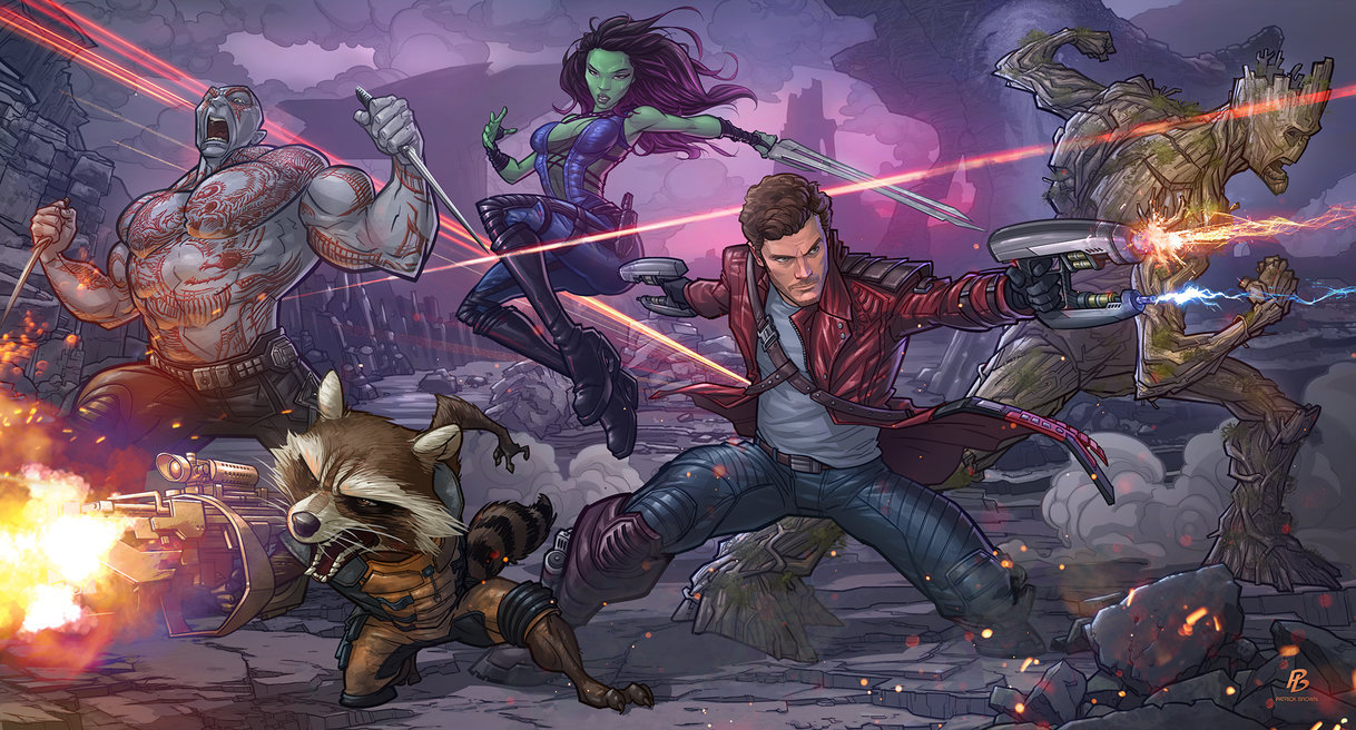 deviantart:  Guardians of the Galaxy stole our hearts! We’re curious, how much