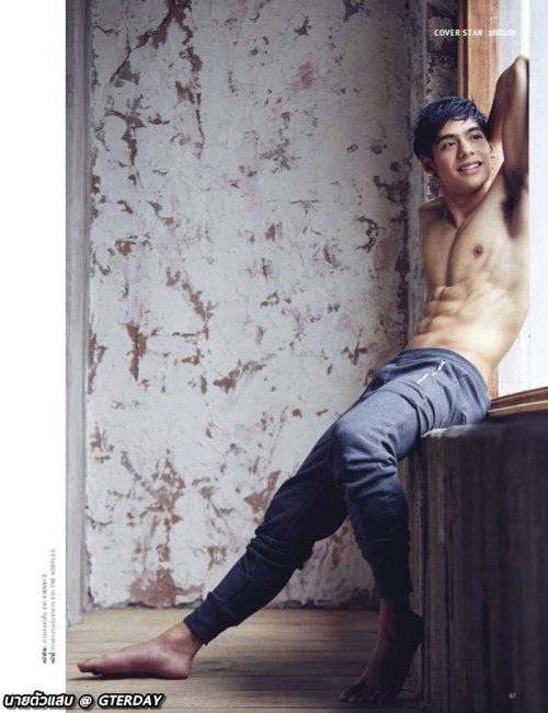 hunkxtwink:  Isn’t he a yummy? Attitude Magazine Thailand featuring boyhunk Amen Hunkxtwink - More in my archive