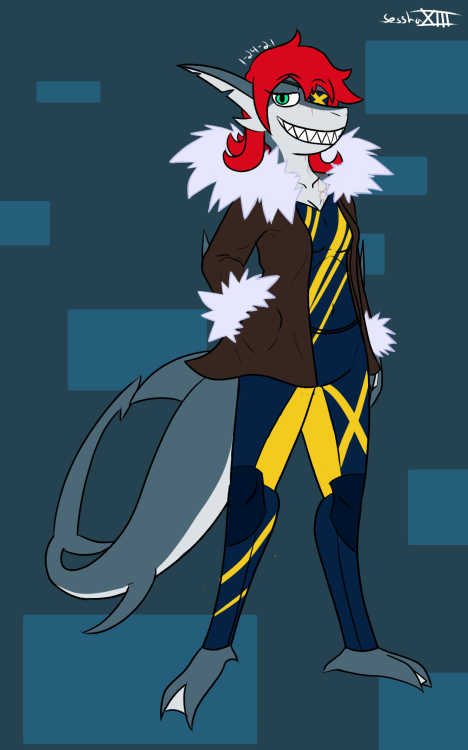 Panelope the Thresher Shark&rsquo;s winter gear! Good for land and sea!