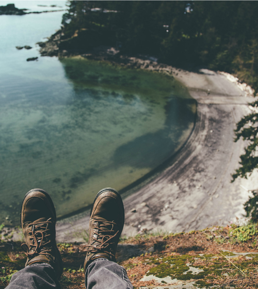 naturevalley:  Sometimes the view from the trail gives you pause. And then you just