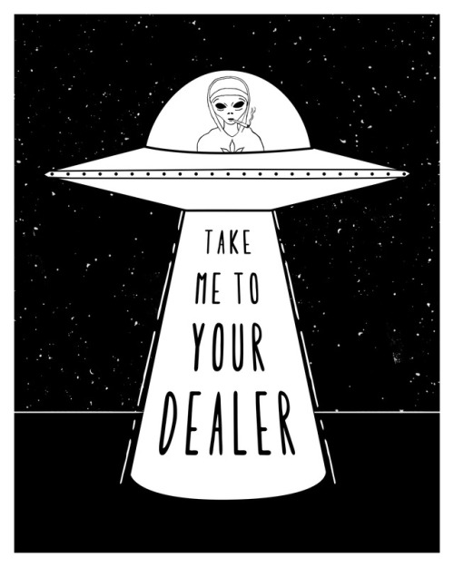 bymikeshaw:  “Take me to your dealer"  "Um, you mean my LEADER*?“  "Nah…dealer for sure”  Art: @bymikeshaw