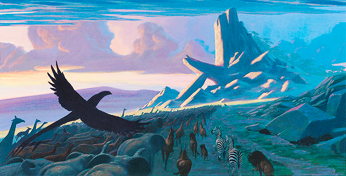 mickeyandcompany:  Stunning pieces of concept art from The Lion King (adapted from