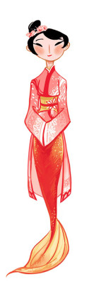 sully-s:  Geisha Mermaid- I imagine there