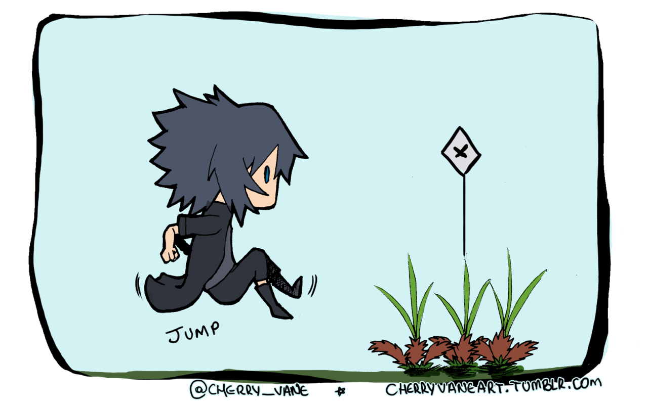 aeriktirel:  cherryvaneart: ERRYDAMN TIME!  Them assigning the jump and “pick