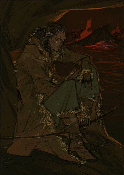 wavesheep:recent art about silmarillion & the hobbit :’D