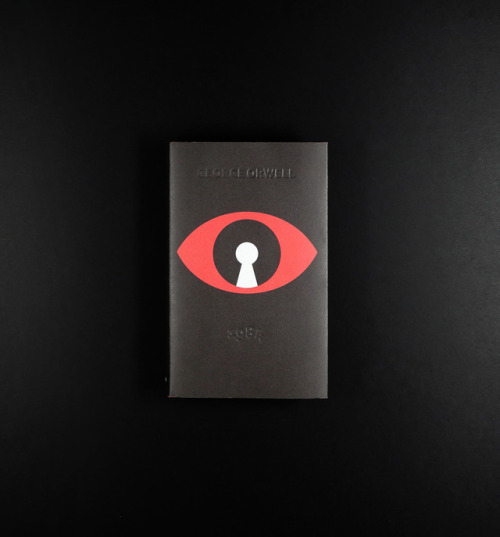 vintagebooksdesign:Dystopian TrilogyGeorge Orwell’s 1984 and Aldous Huxley’s Brave New World join Ma