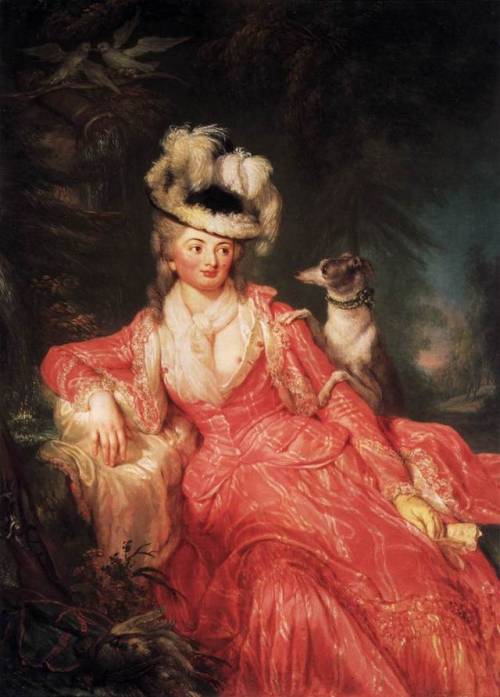 Countess Wilhelmine von Lichtenau,mistress of Frederick William II of Prussia, by Anna Dorothea Ther