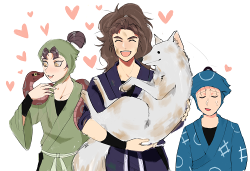 i’ve been watching a lot of nintama lately, the characters are super fun to draw!!