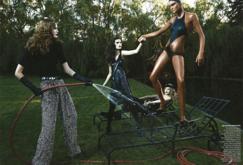 Steven Klein’s “Self-Reflection&quot;  for Vogue with Caroline Trentini, J