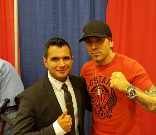 The one and only Original Green Power Ranger, Jason David Frank. I love my job! #reporterlife #cbs4 