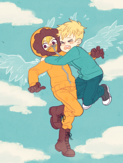 Aquacot:  Kie Said “Draw Kenny And Butters Together In Death.” Butters, You’re