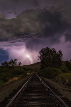 bluepueblo:  Lightning Rail, Emmett, Idaho