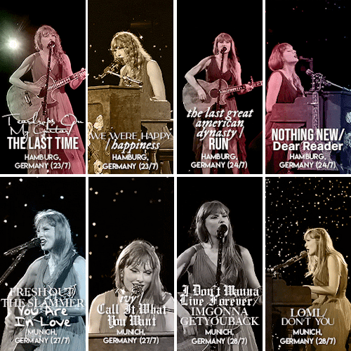 Surprise Songs On The European Leg Of The Eras Tour (x)