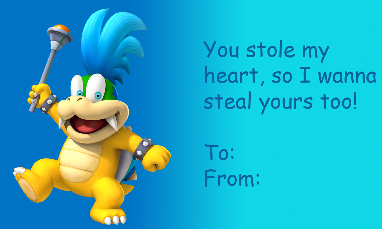 bikerwolfchip:  Koopaling Valentines!  