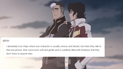 icyblueroses:Voltron: Legendary Defender + Text Posts (3/?)~Sheith Edition~