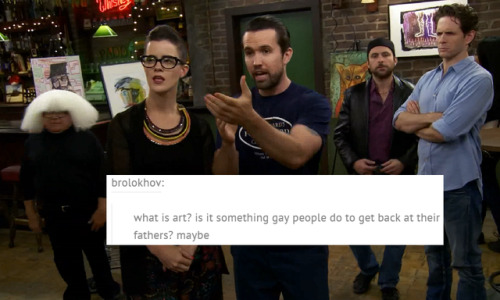 lesbianfreyja: iasip + text posts p5 part 1, part 2, part 3, part 4, part 6, part 7