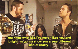 ohmybarrett:  Backstage segment with Snooki &amp; The Miz.