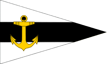 A car pennant for German Navy Battalion Commanders used from 1933 to 1945. A similar one was used fo