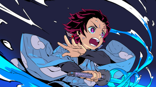 kuro-ye:落書き：鬼滅の刃より炭治郎